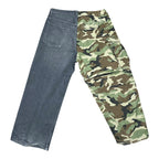 Balenciaga Camo Patchwork Baggy Jeans