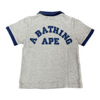 Bape Kids Grey Polo Shirt