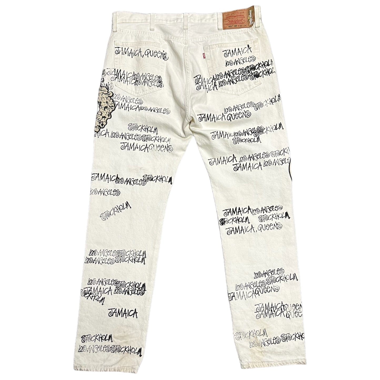 White Stussy Denim Tears Jean – Good Times Online Store