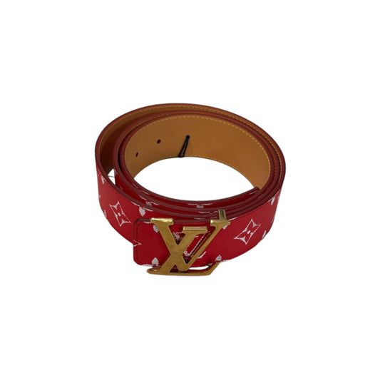 Louis Vuitton LV Initiales 40mm Reversible Belt Red