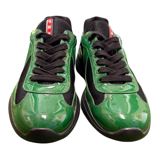 Prada Americas Cup Green Sneakers