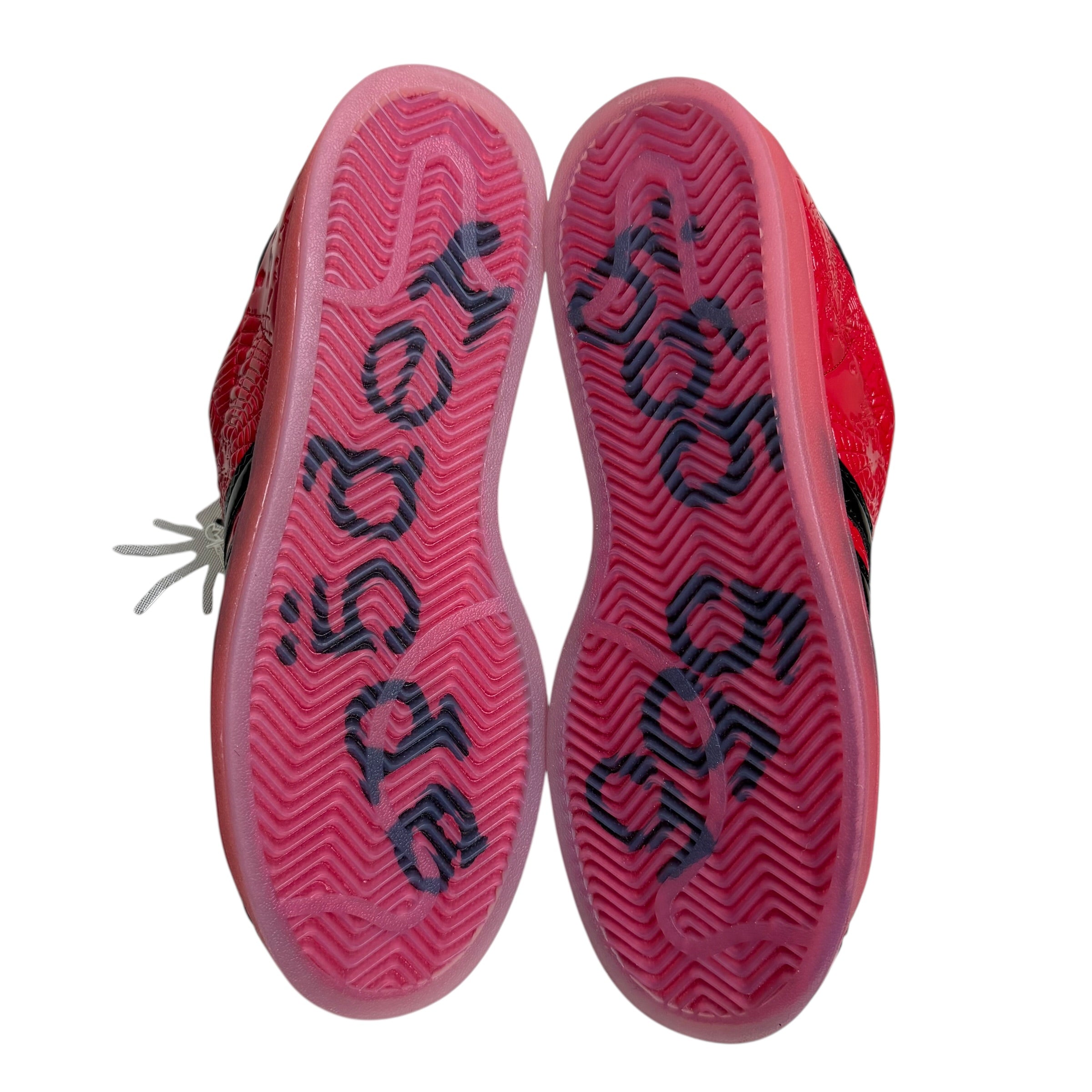 NEW Sp5der x Adidas Superstar Red/Black