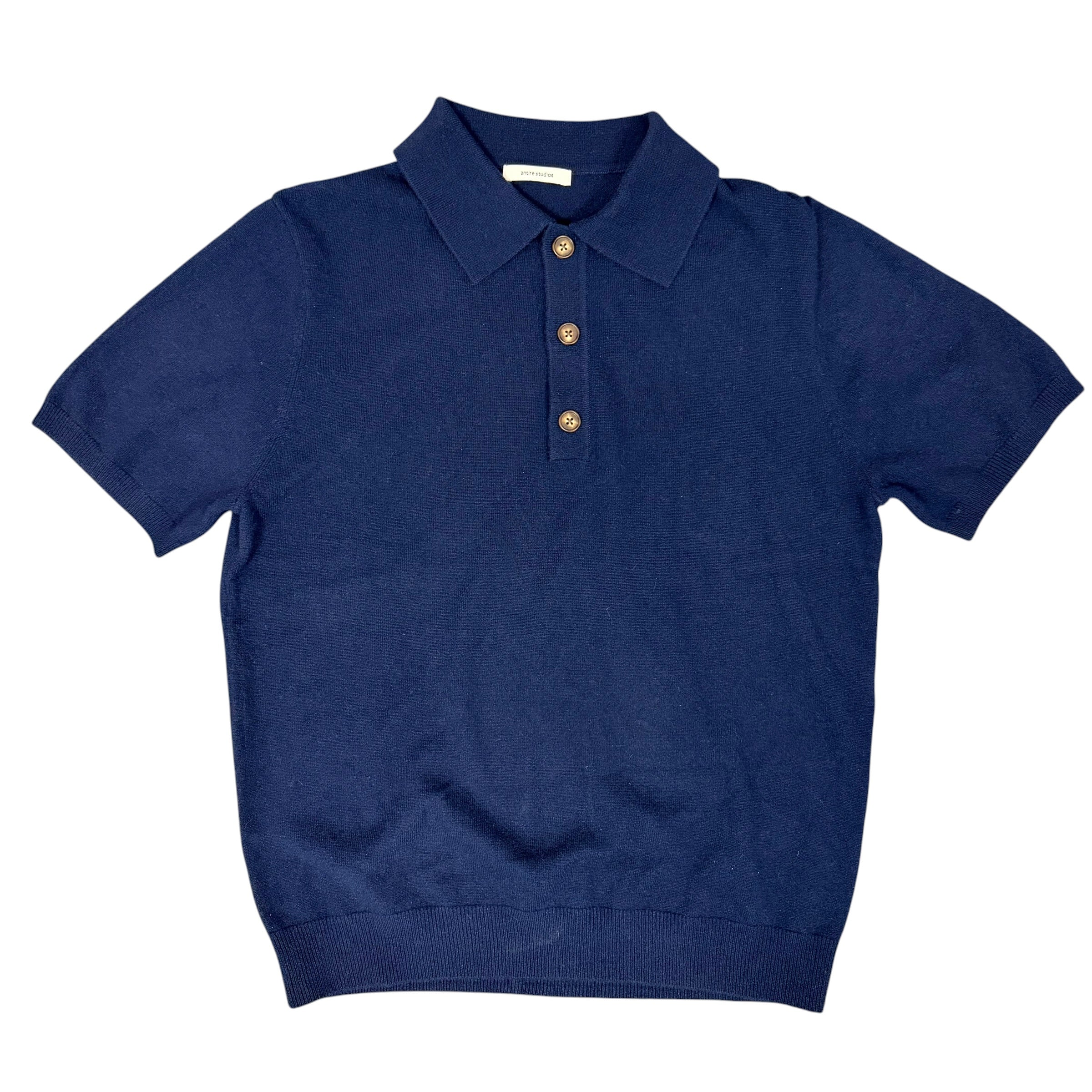 Entire Studios Short Sleeve Knit Polo