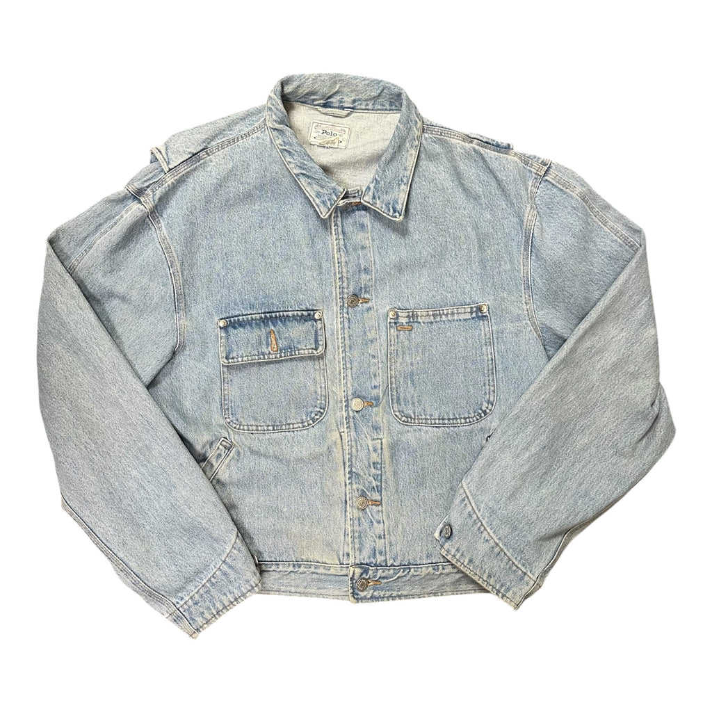 Vintage Polo Ralph Lauren Bear Denim Jacket