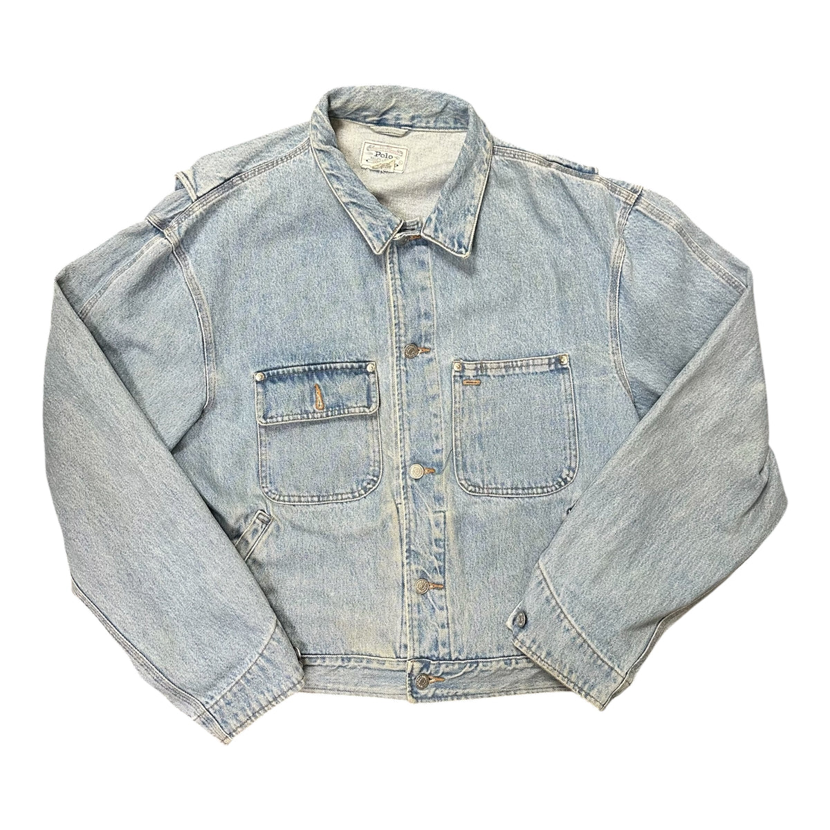 Vintage Polo Ralph Lauren Bear Denim Jacket