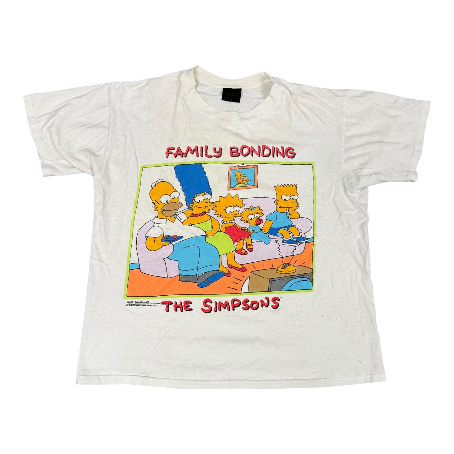 Vintage Simpsons "Family Bonding" Tee