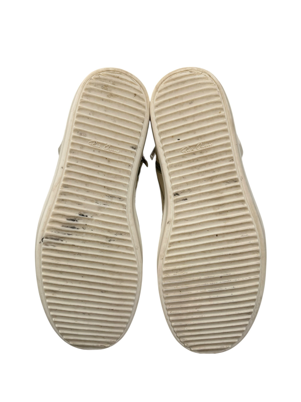 Rick Owens Geobasket White/White Sneakers