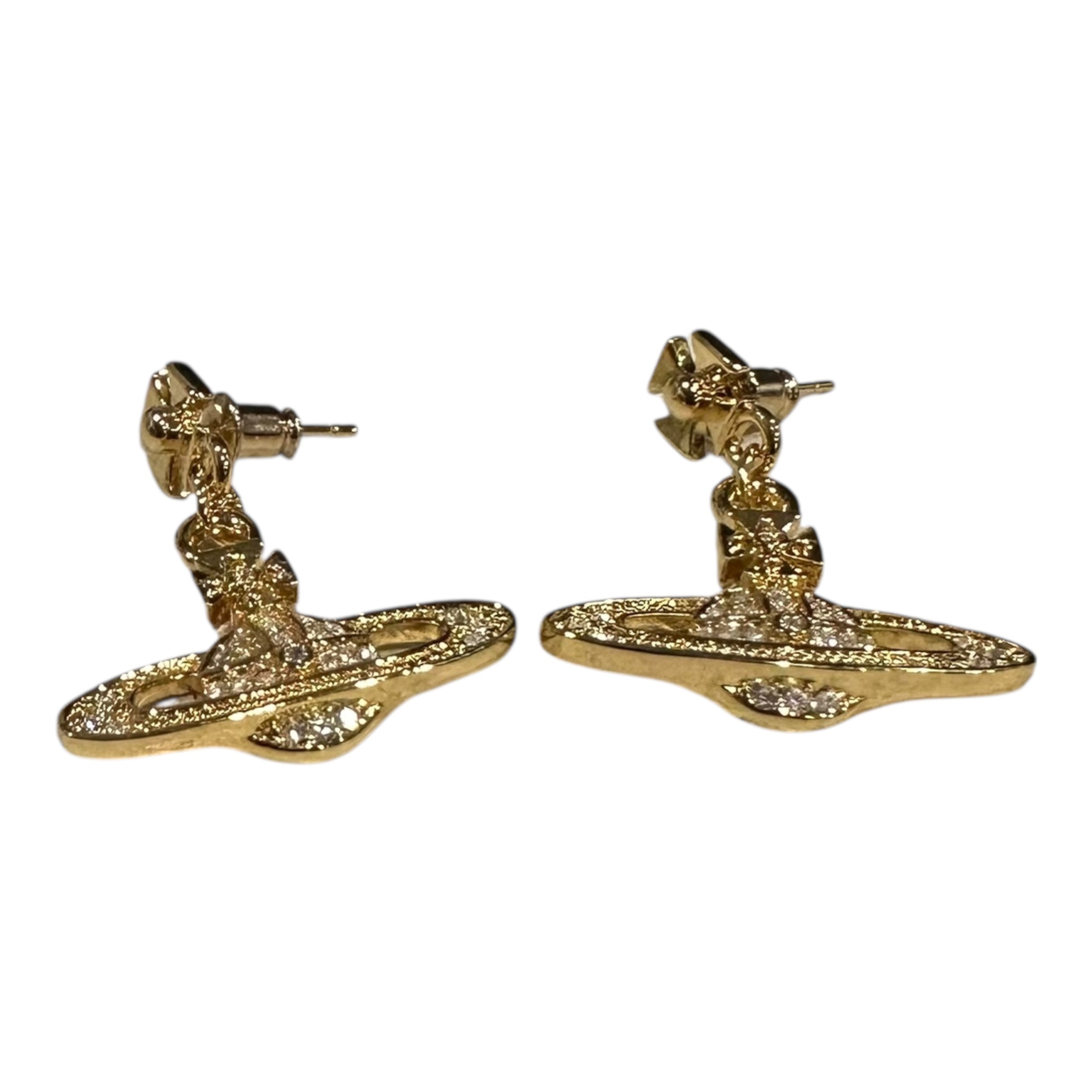 Vivienne Westwood Gold Orbit Earrings
