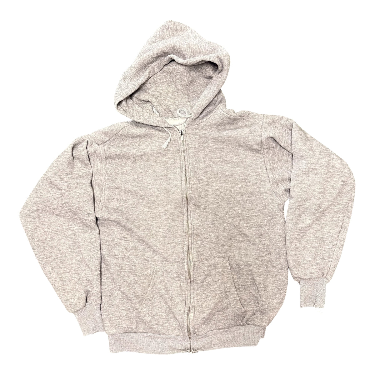 Vintage Light Grey Thermal Lined Hoodie
