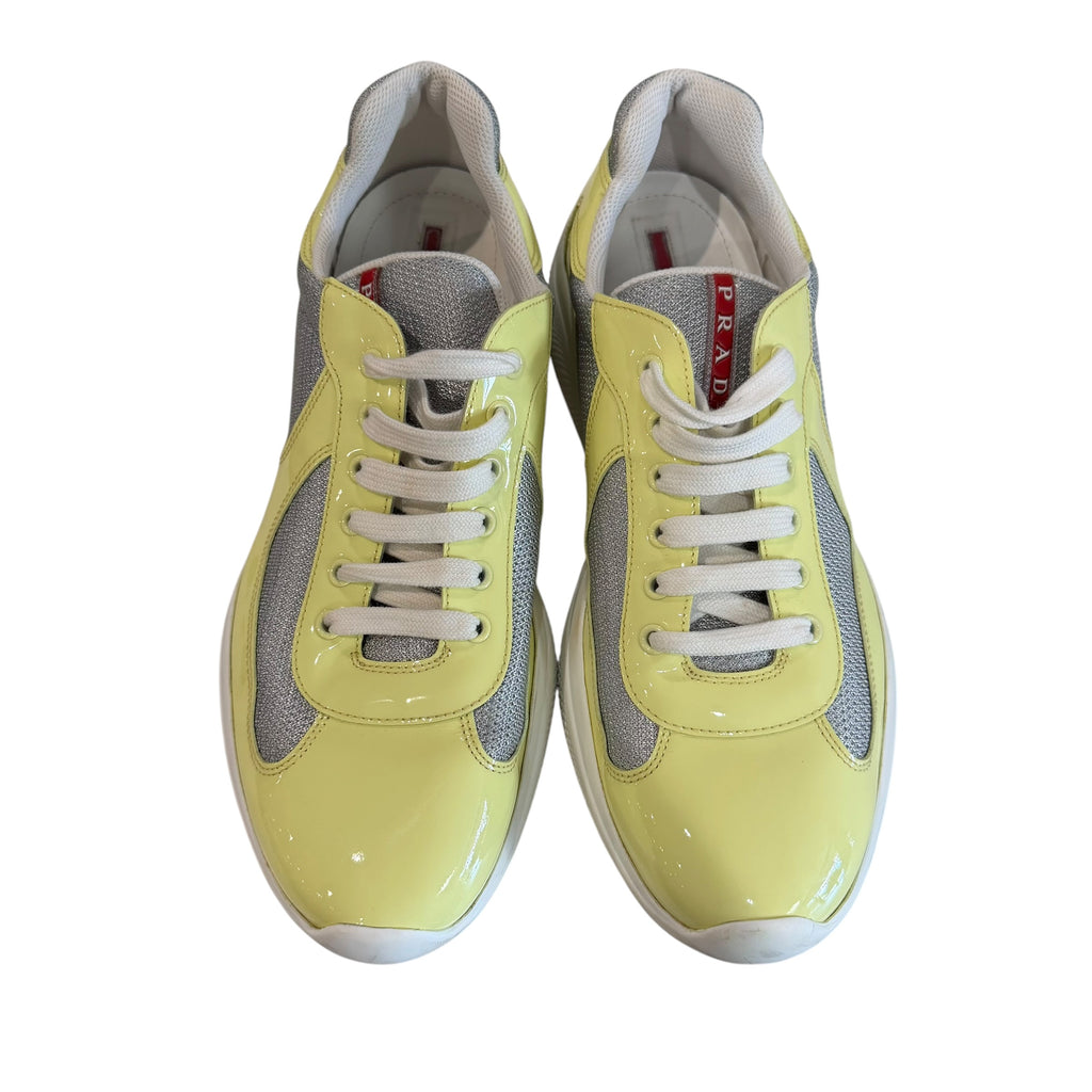 Prada Americas Cup Patent Leather “Yellow” (No Box)