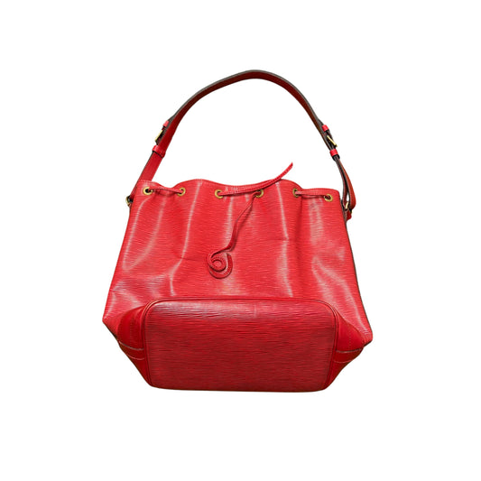 Louis Vuitton Noe Epi Red Bucket Bag
