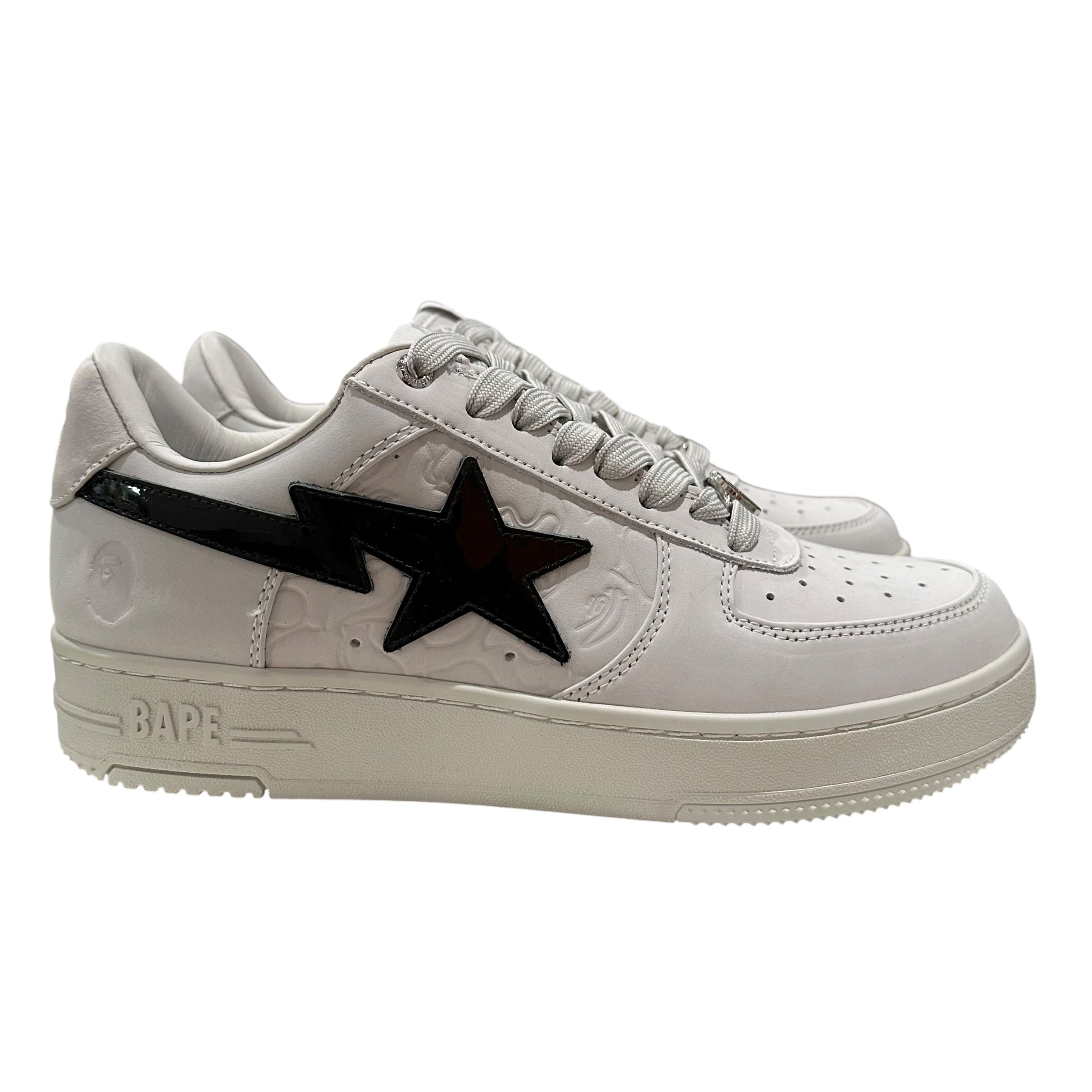 NEW Bape Sta White/Black Sneakers