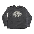 Vintage Black Faded Harley Longsleeve Shirt