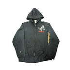 Vintage Far West Inn Black Zip Up Hoodie