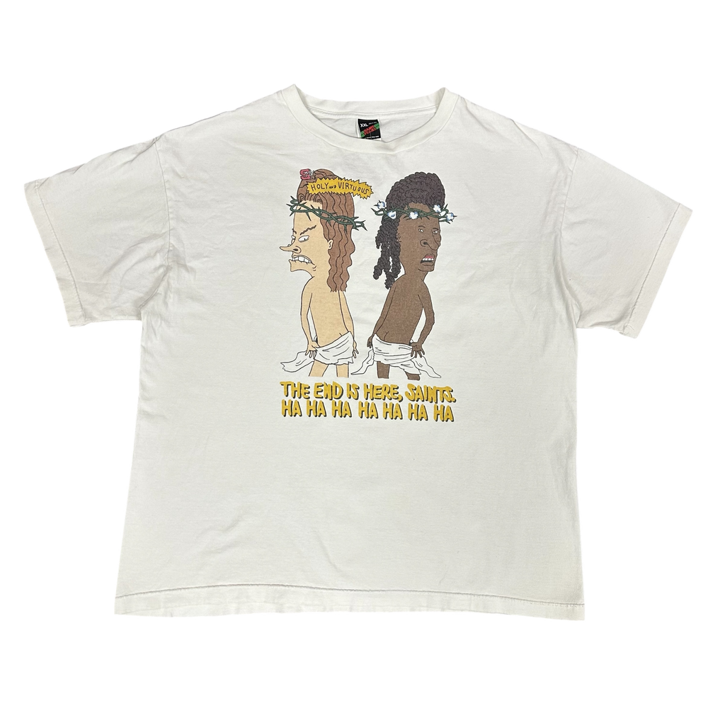 Saint Tears The End Is Here White Tee