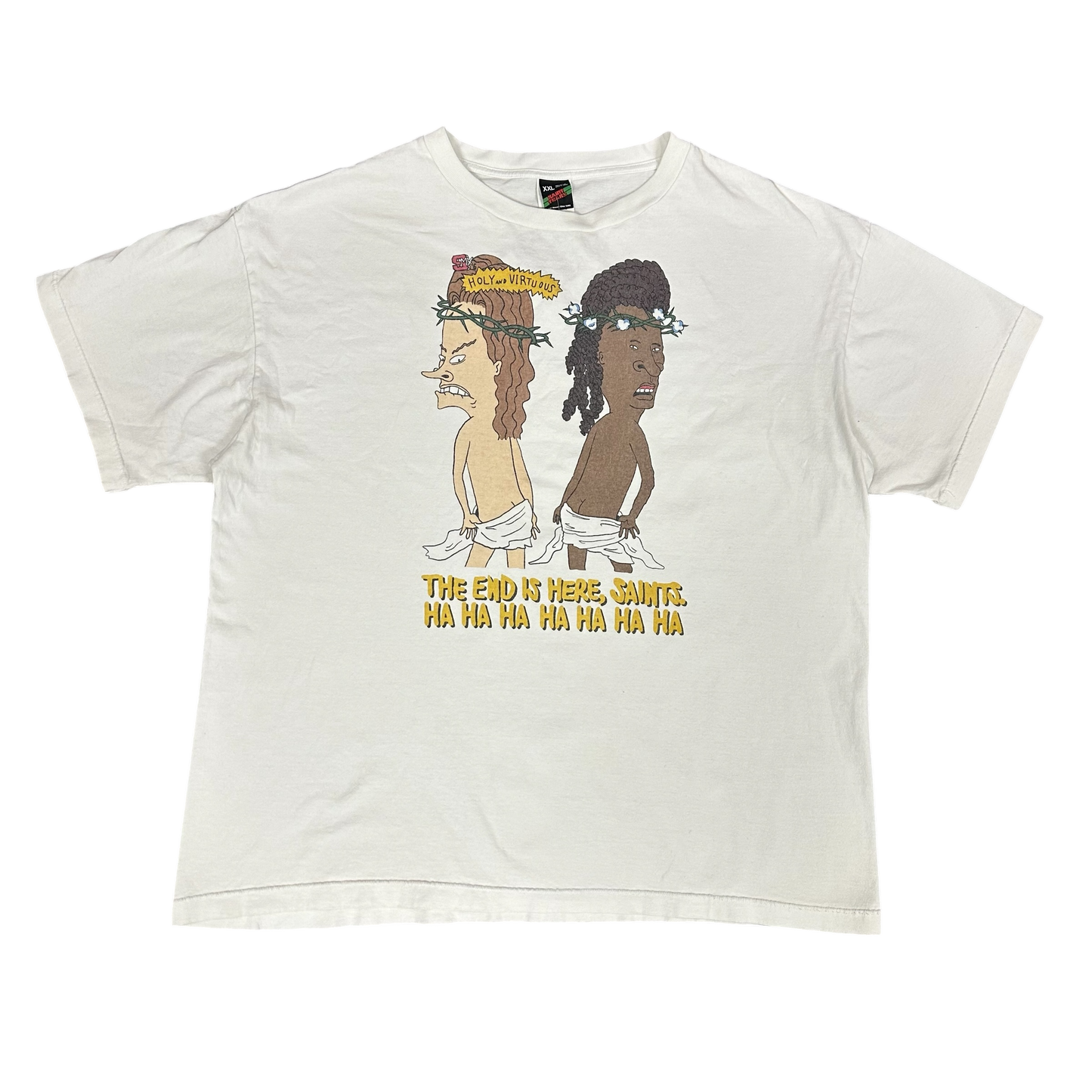 Saint Tears The End Is Here White Tee