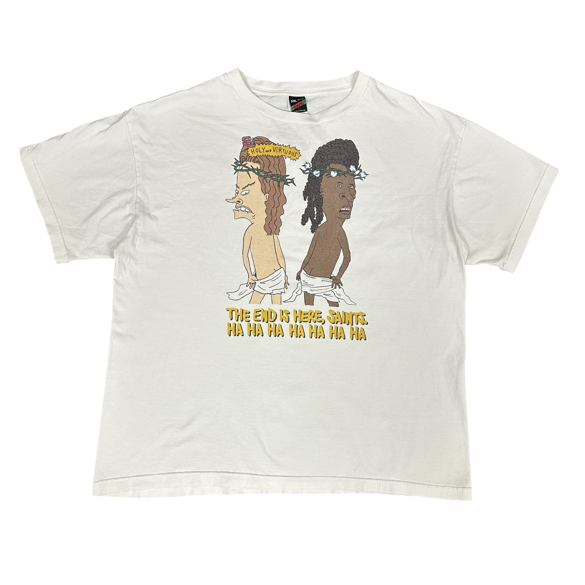 Saint Tears The End Is Here White Tee