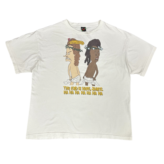 Saint Tears The End Is Here White Tee