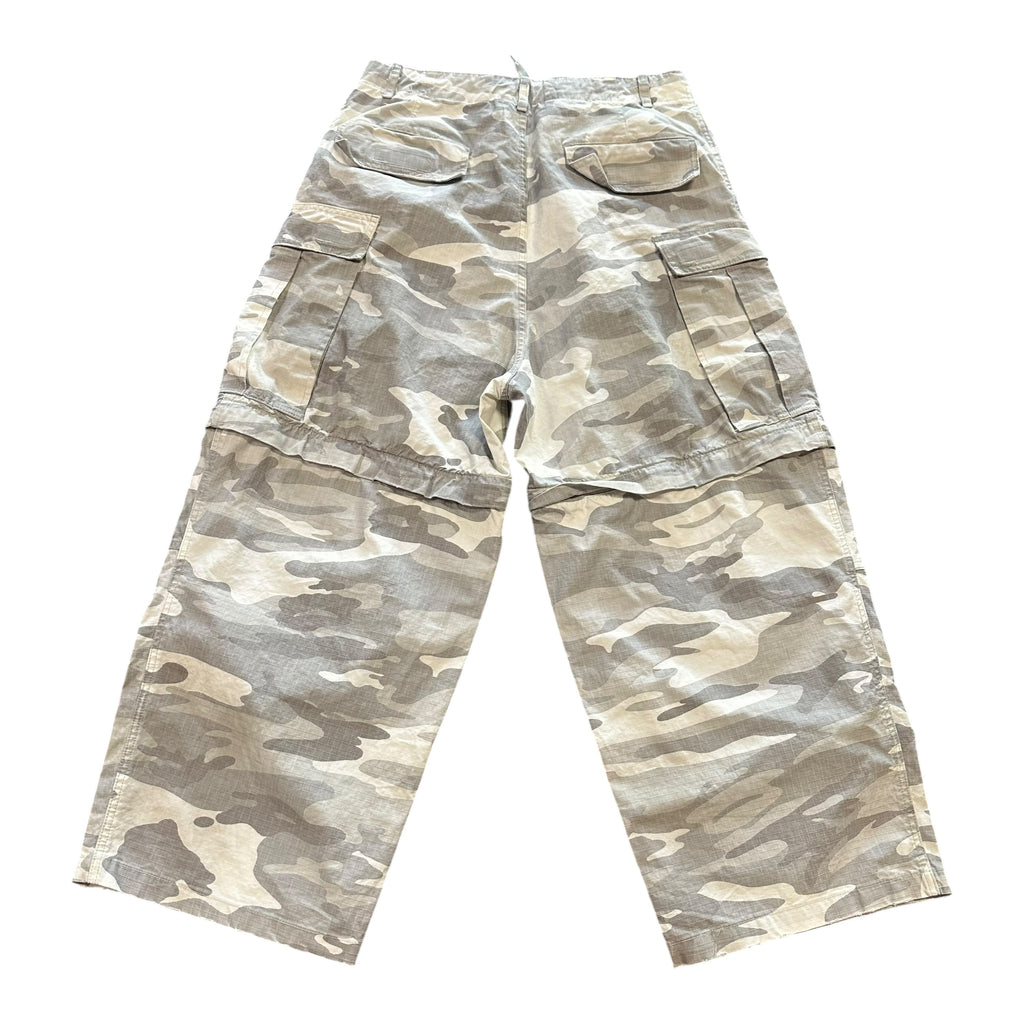 Balenciaga Cargo Camo Convertible Pants