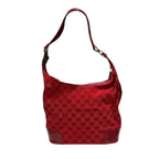 Gucci GG Canvas Hobo Bag Red