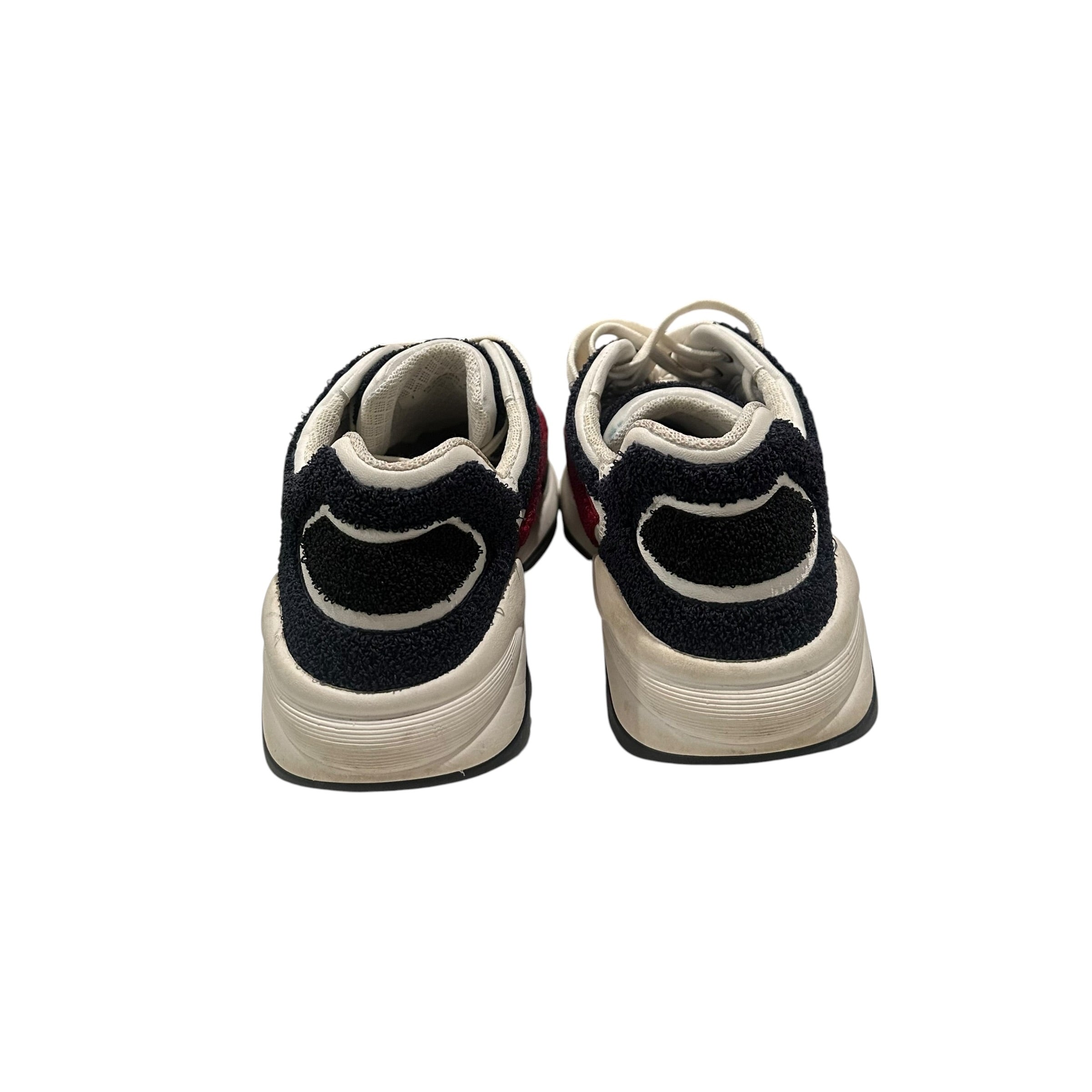 Chanel CC Logo Terry Cloth Sneakers (No Box)