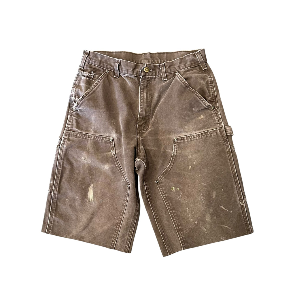 Brown Carhartt Double Knee Shorts(31)