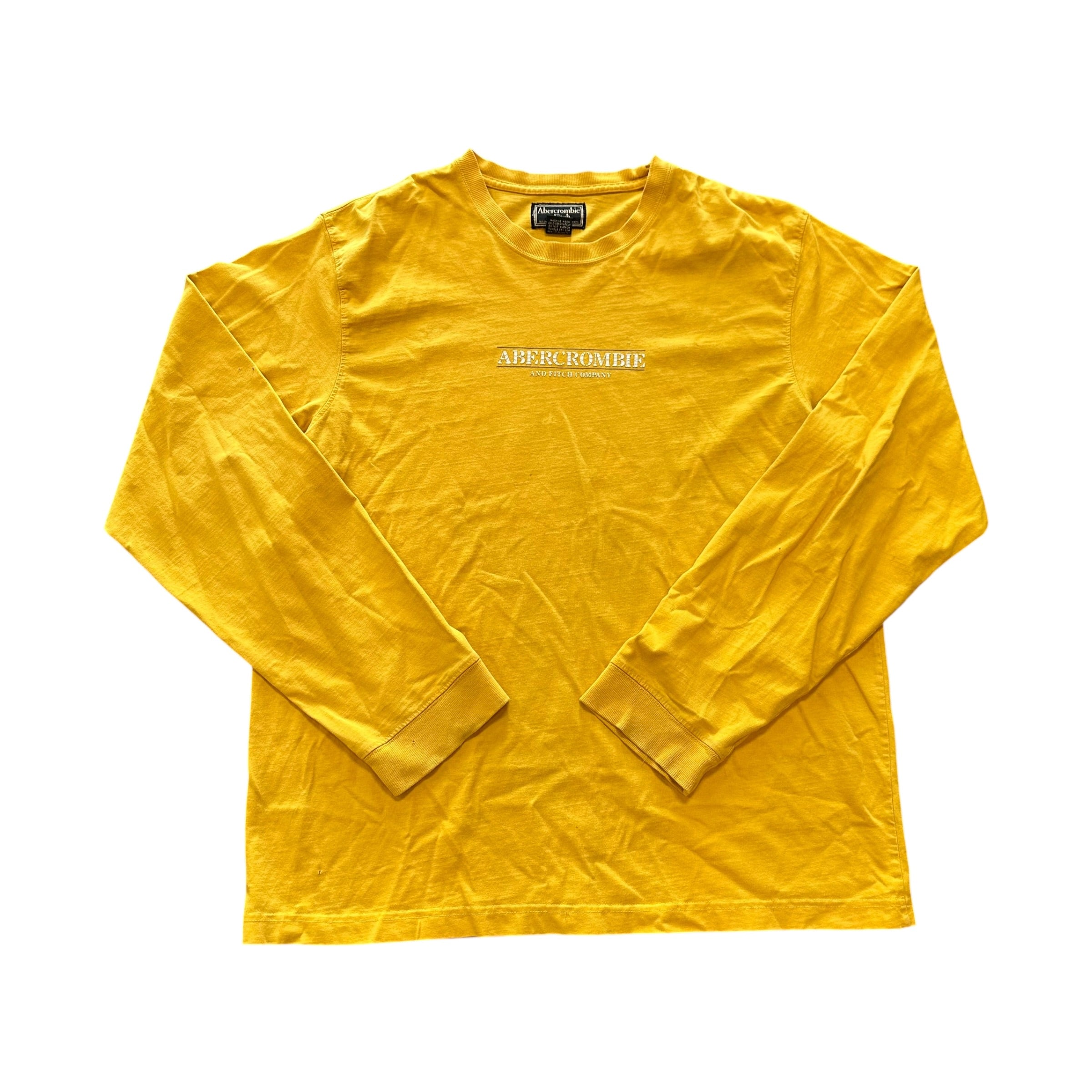 Abercrombie & Fitch Long-Sleeve Tee Yellow