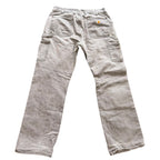 Carhartt Grey Faded Double Knee (32x30)