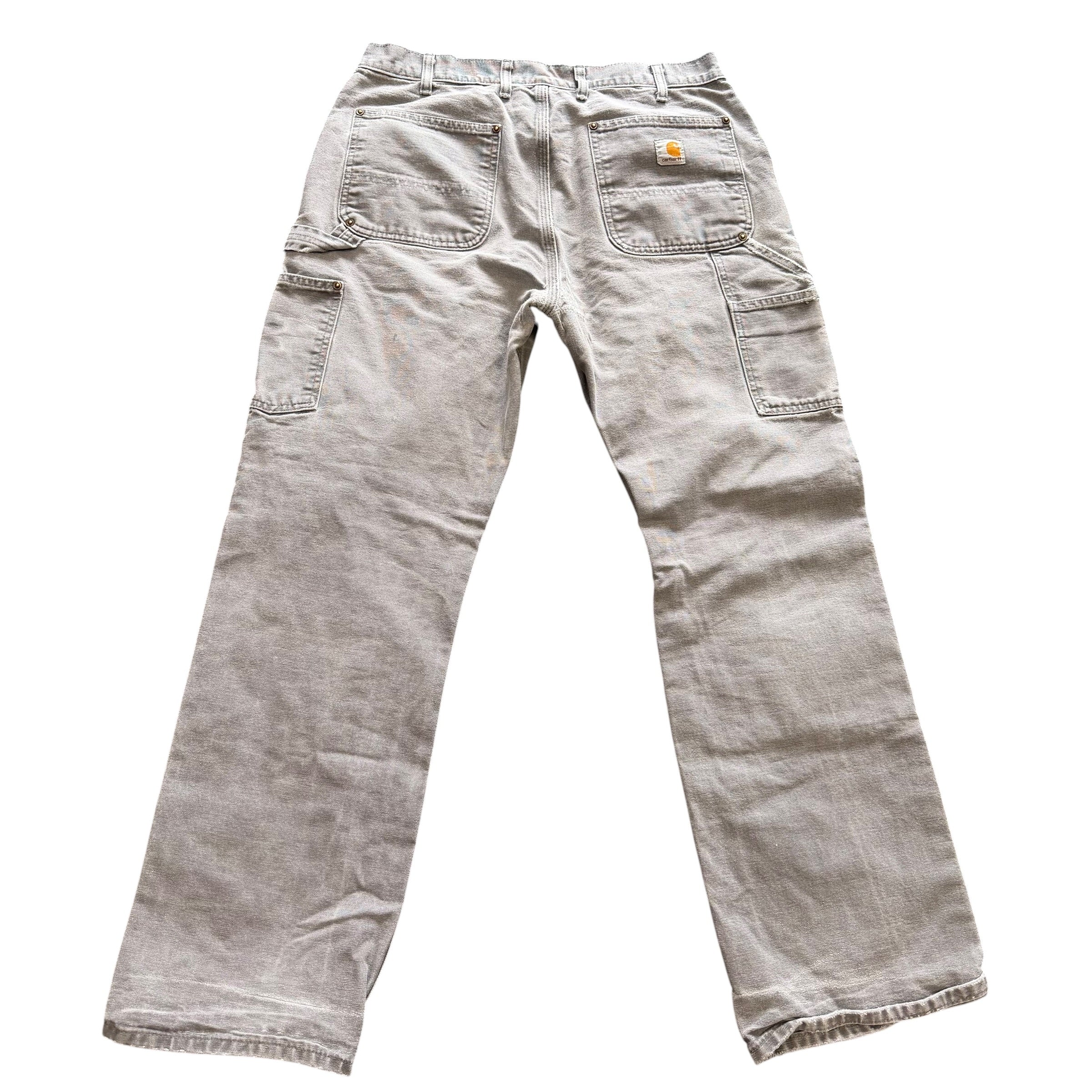 Carhartt Grey Faded Double Knee (32x30)