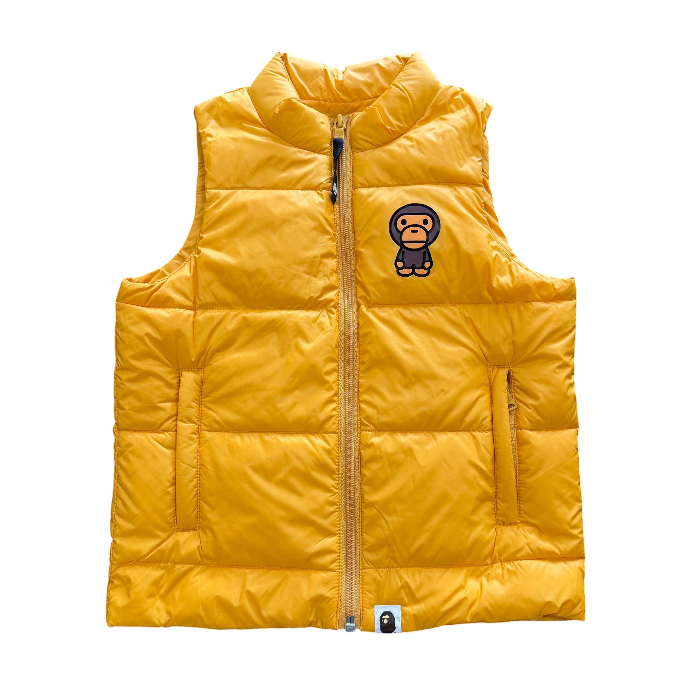 Bape Kids Milo Yellow Puffer Vest