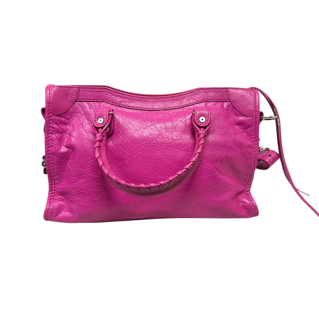Pink Balenciaga Le City Bag
