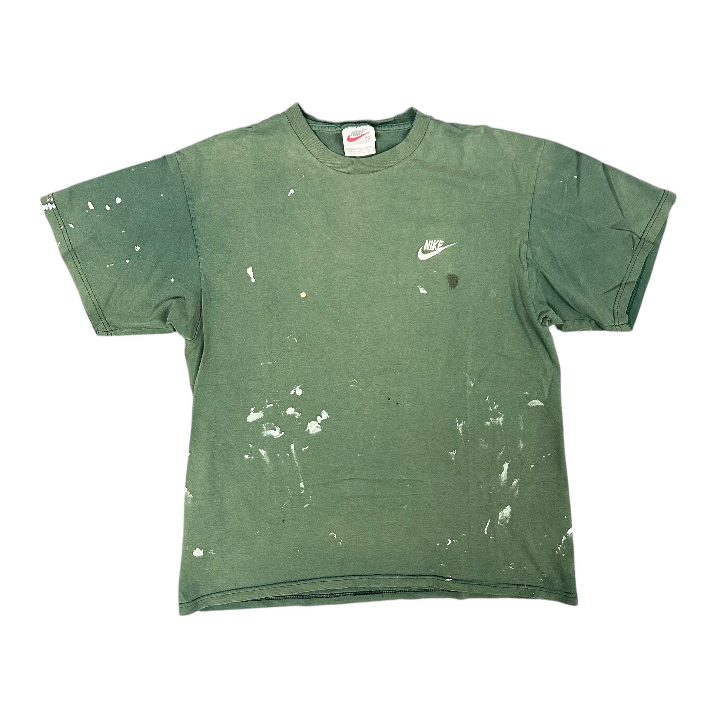 Green Distressed Nike Shirt
