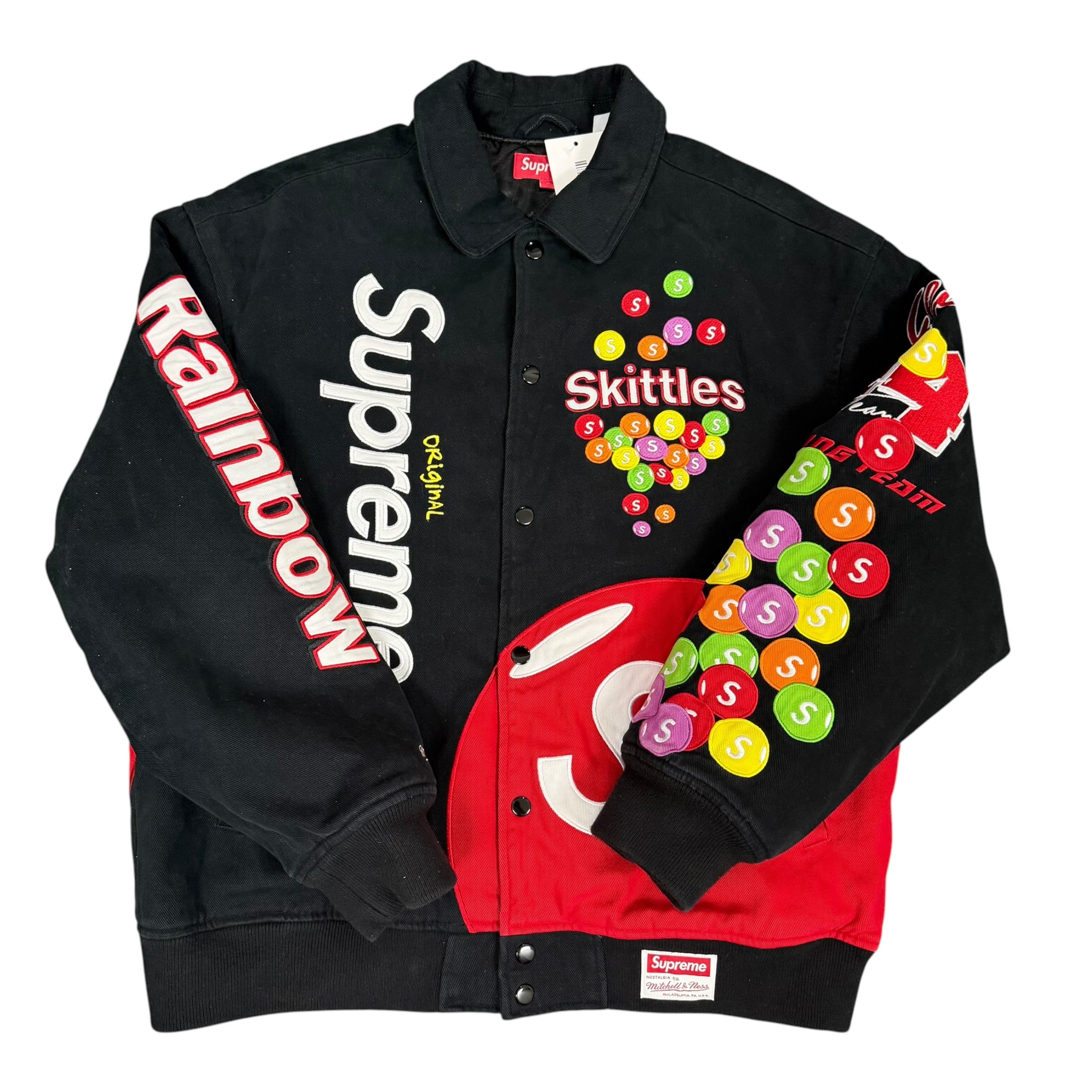Supreme x Skittles Varsity Jacket