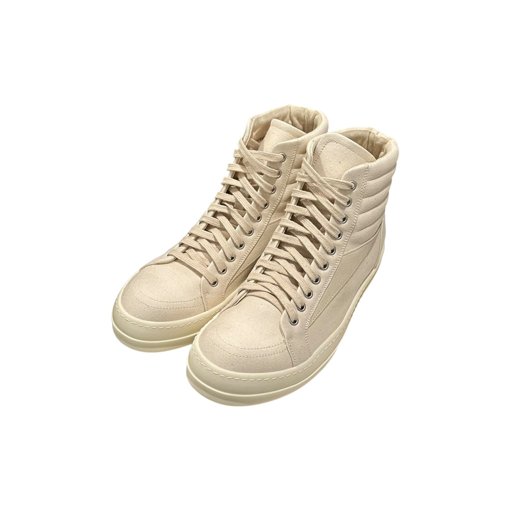 NEW Rick Owens Drkshdw Cream Vintage Sneakers