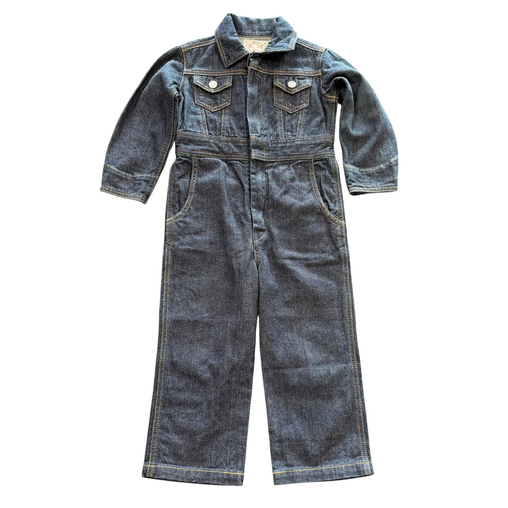 Evisu Kids Denim/Orange Coveralls