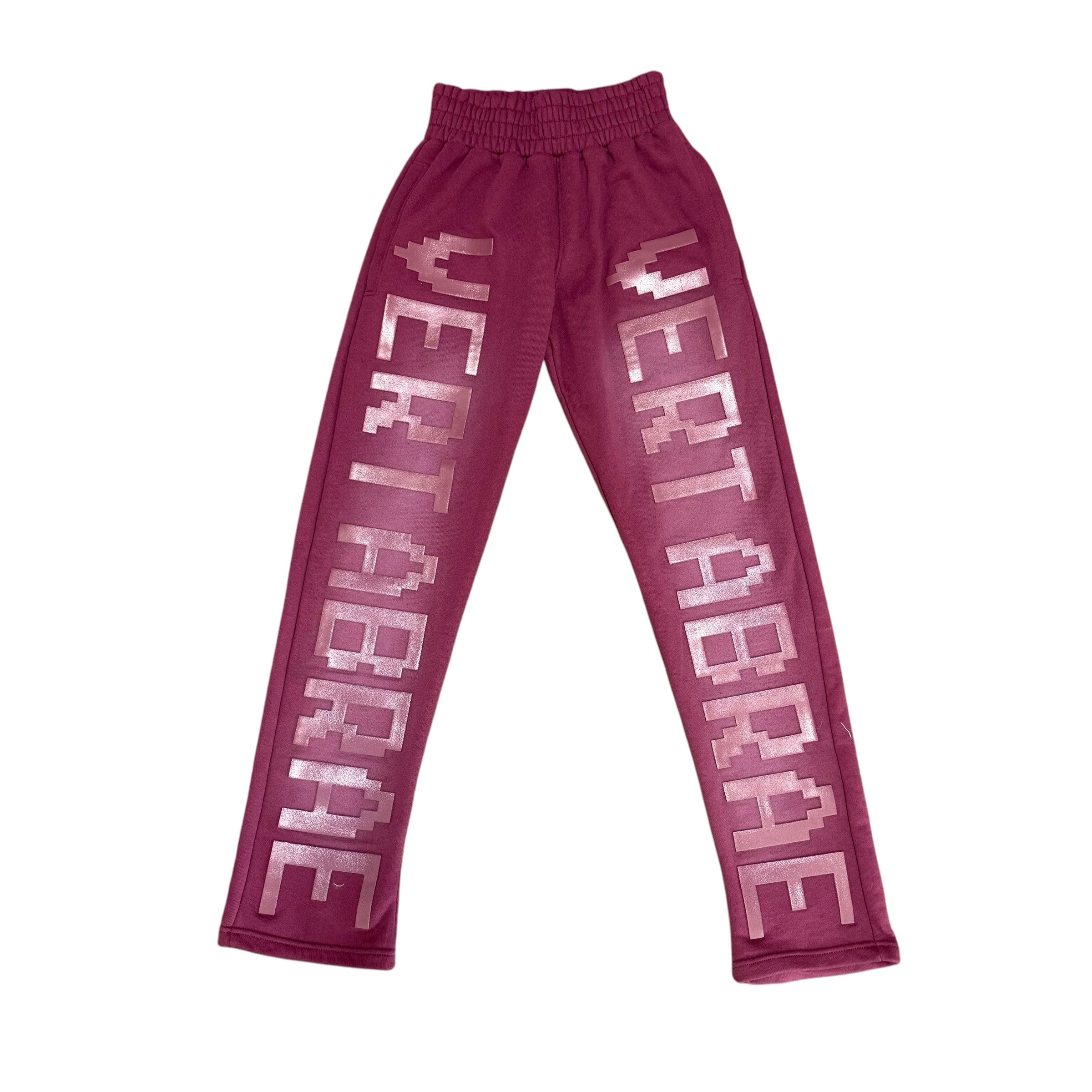 Vertabrae Burgundy SweatPants