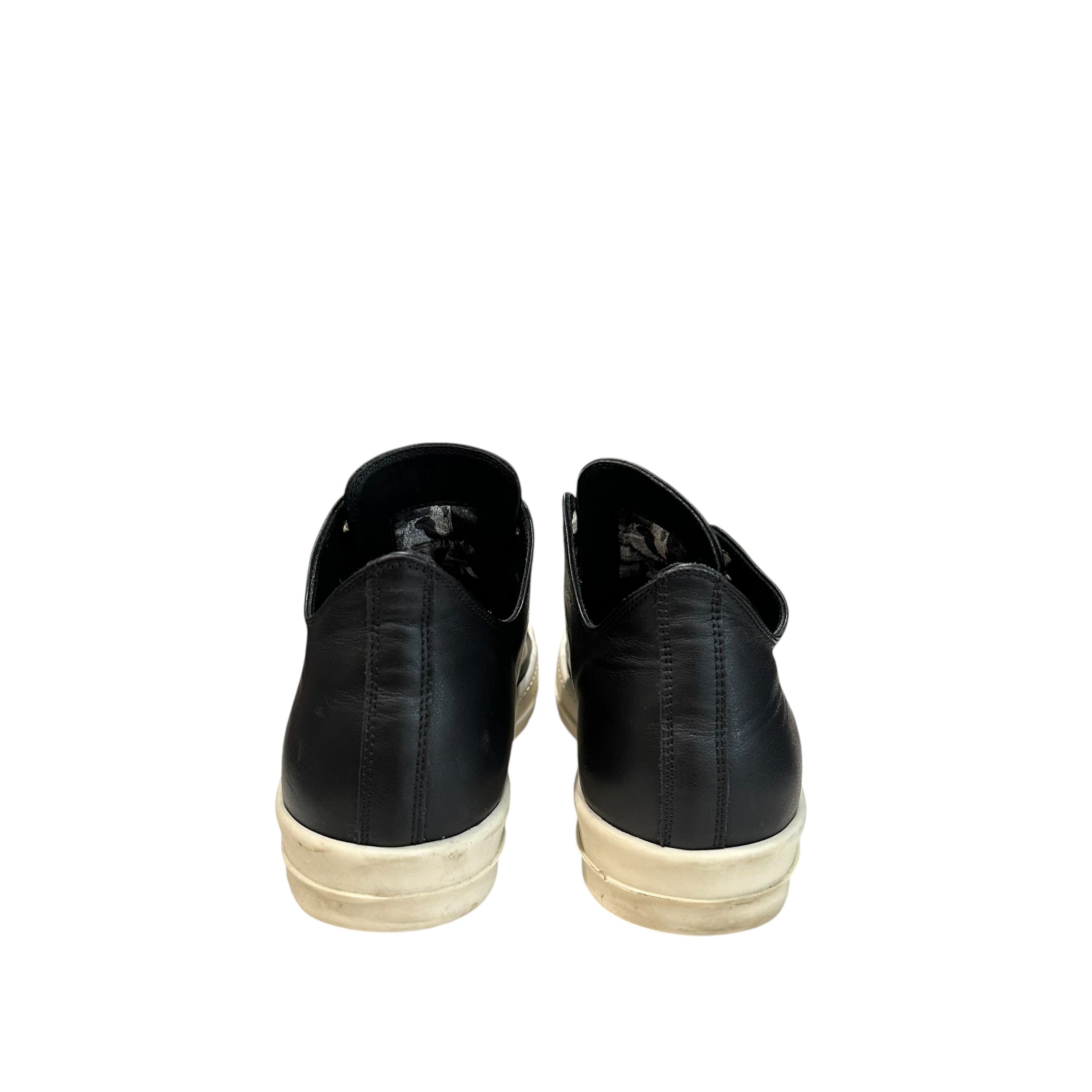 Rick Owens DRKSHDW Leather Low Sneakers Black