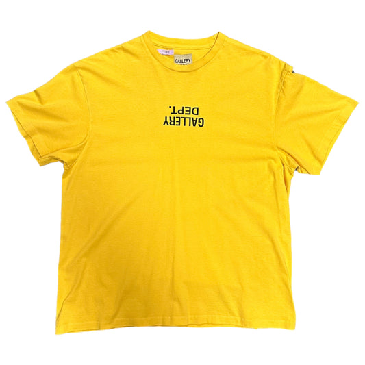 Yellow Upside Down Gallery Dept Tee