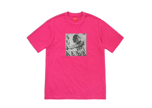 Supreme Javelin Label Tee Pink