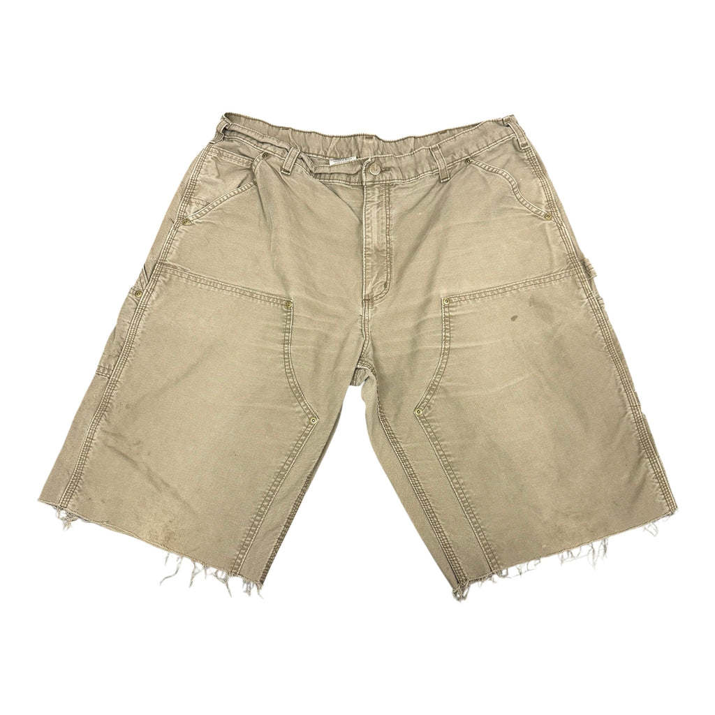 Vintage Carhartt Olive Double Knee Shorts(38) Thinner Material