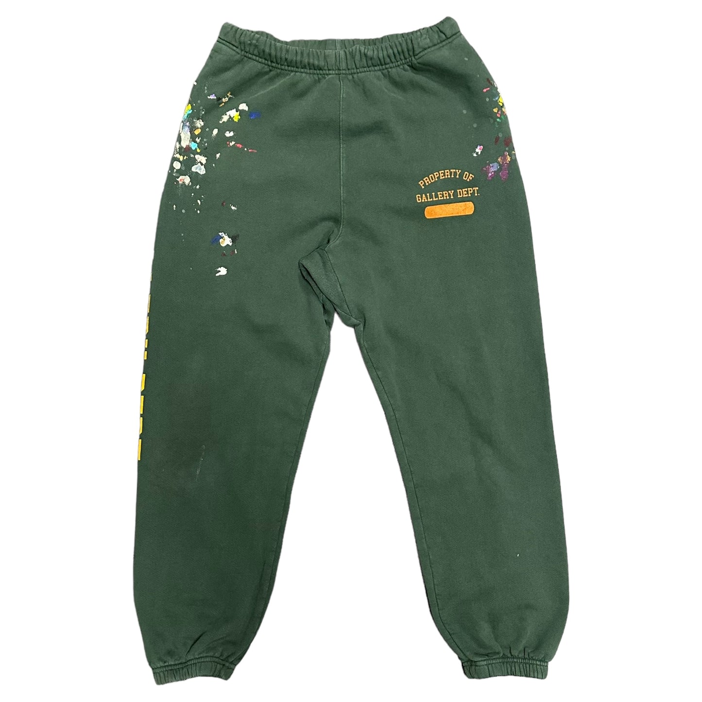 Gallery Dept. Green Painted Joggers