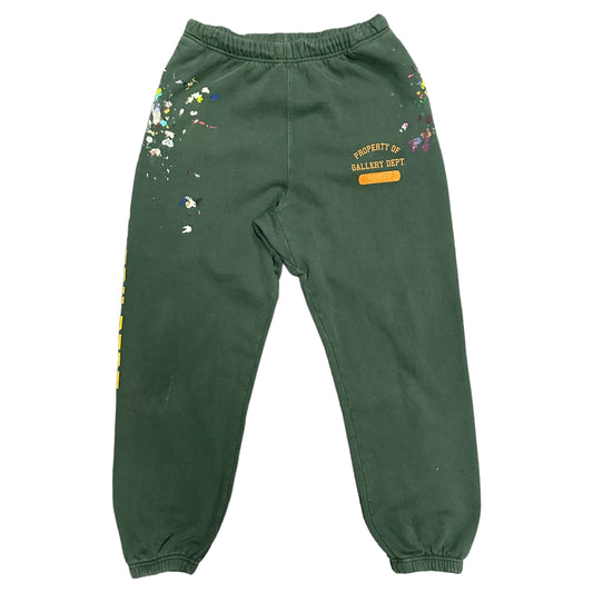 Gallery Dept. Green Painted Joggers