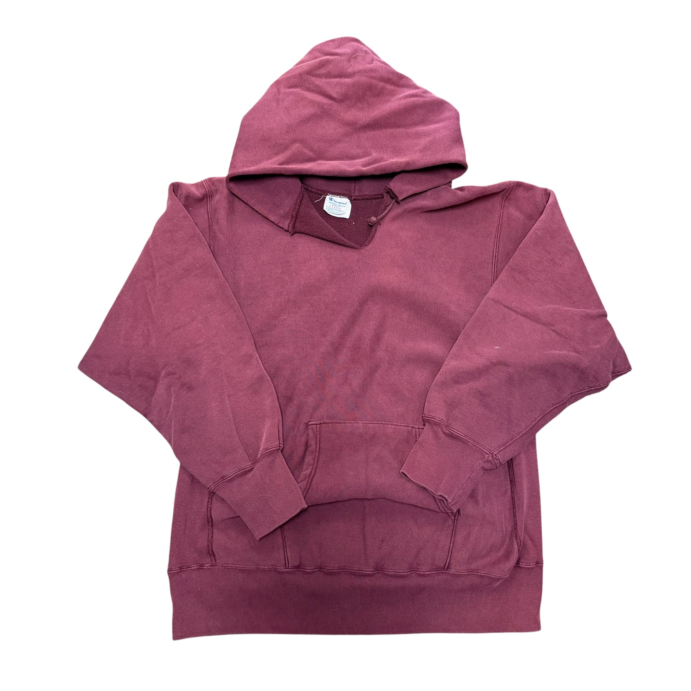Burgandy 80s Champion Reverse Weave Hoodie