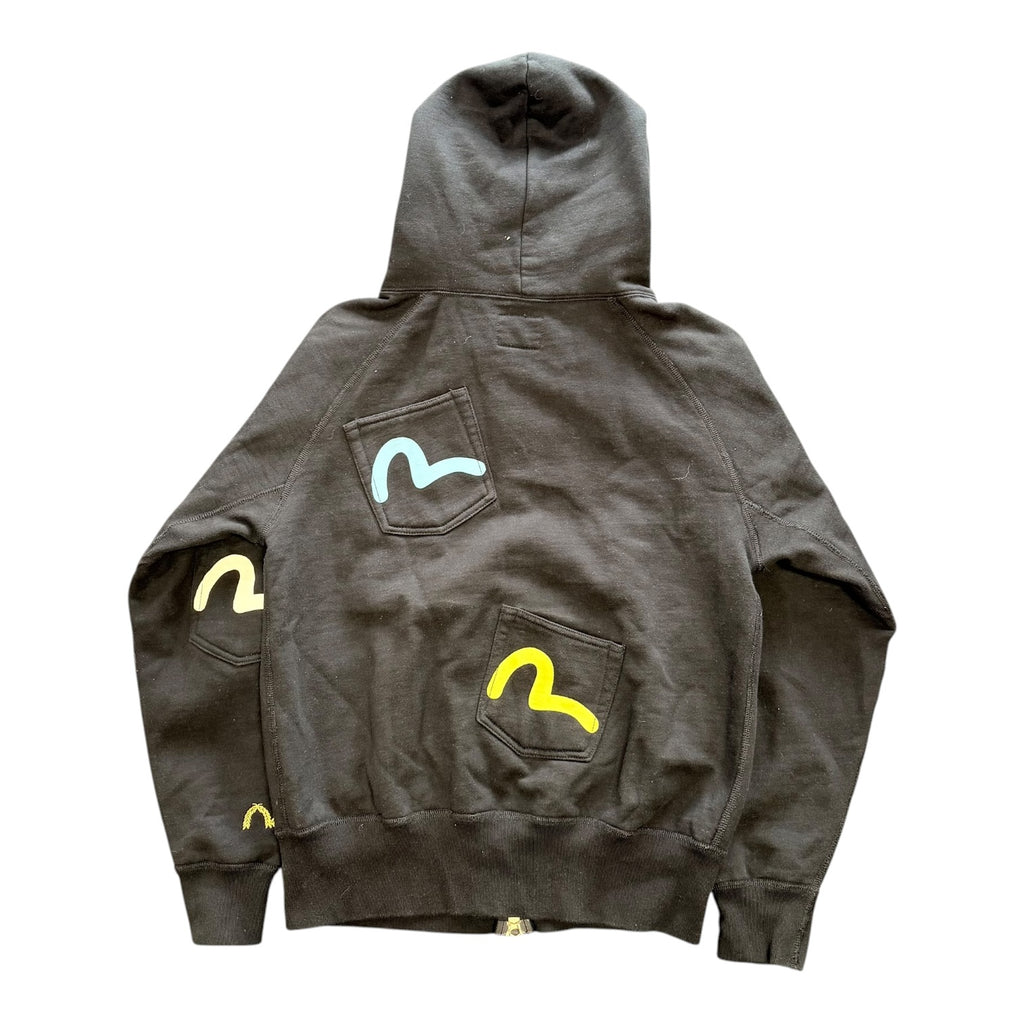 Black Evisu Hoodie