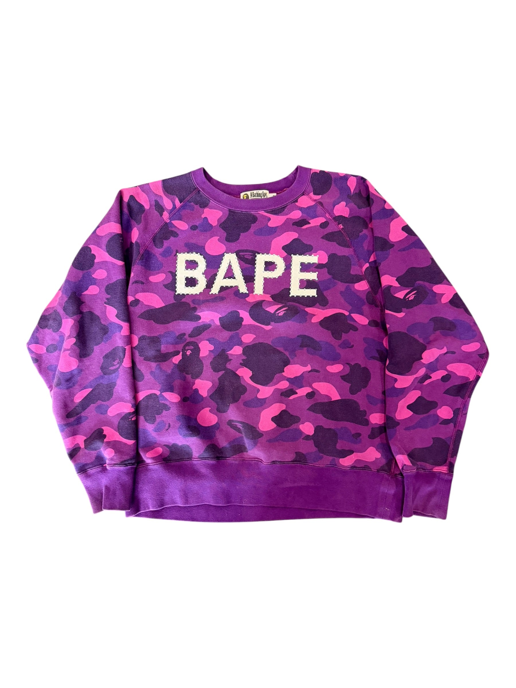 Bape Purple Camo Sweater
