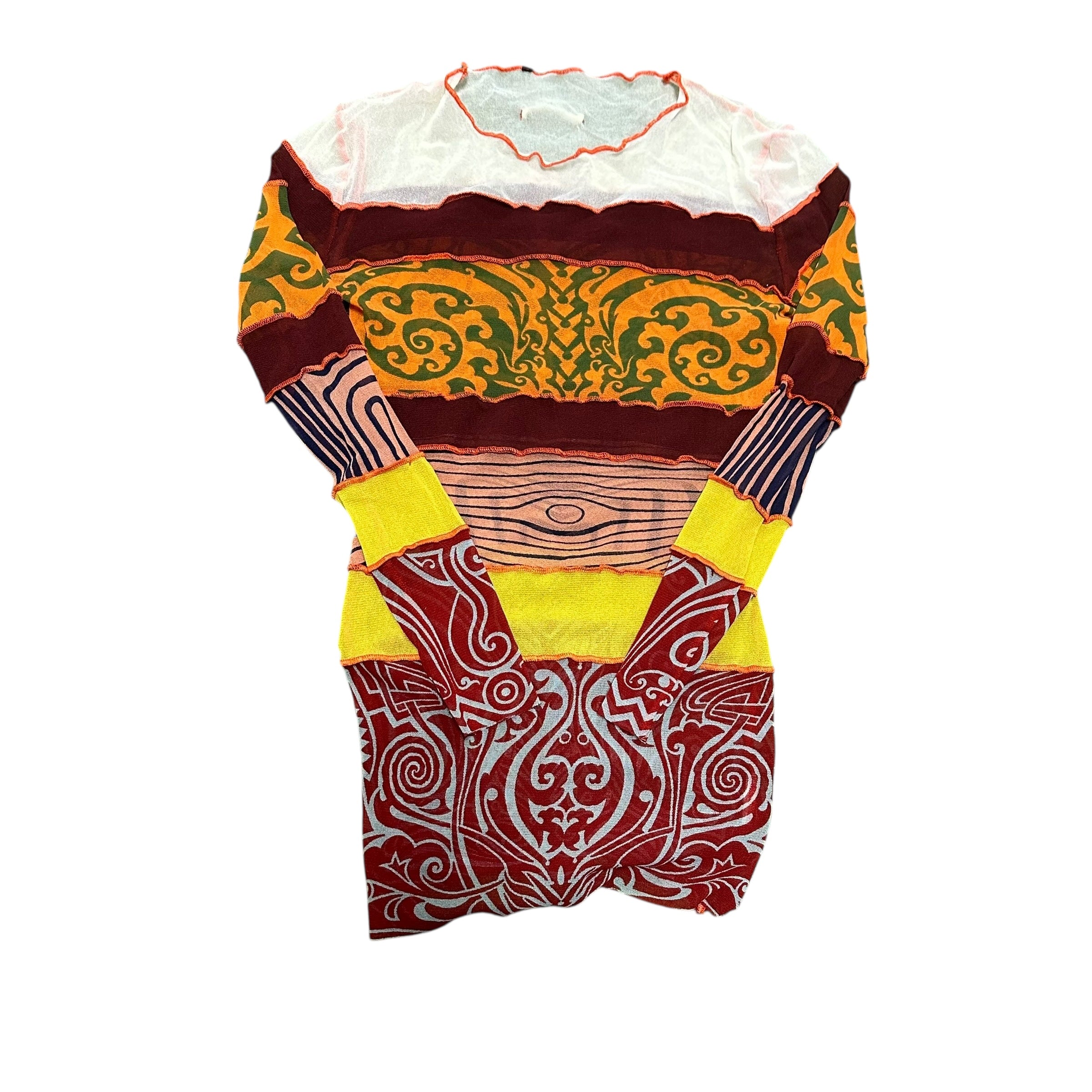 Jean Paul Gaultier Maille Sheer Mesh Shirt