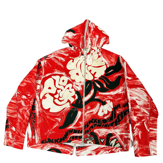 Marni Painted Floral Zip Up