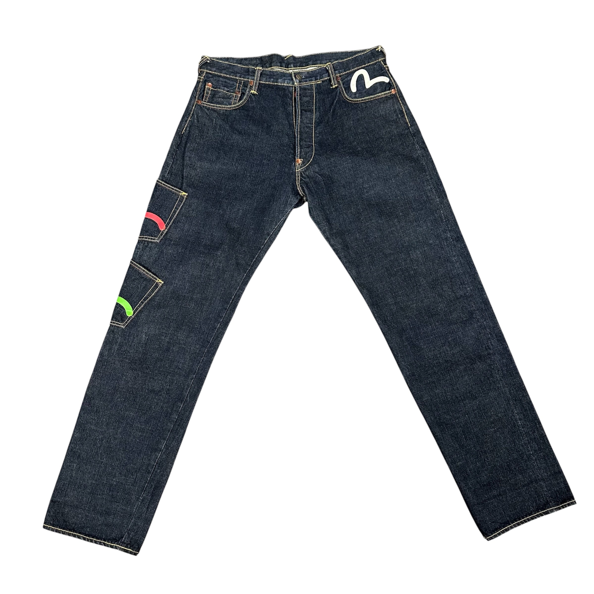 Evisu Multi Pocket Denim Jeans (34)