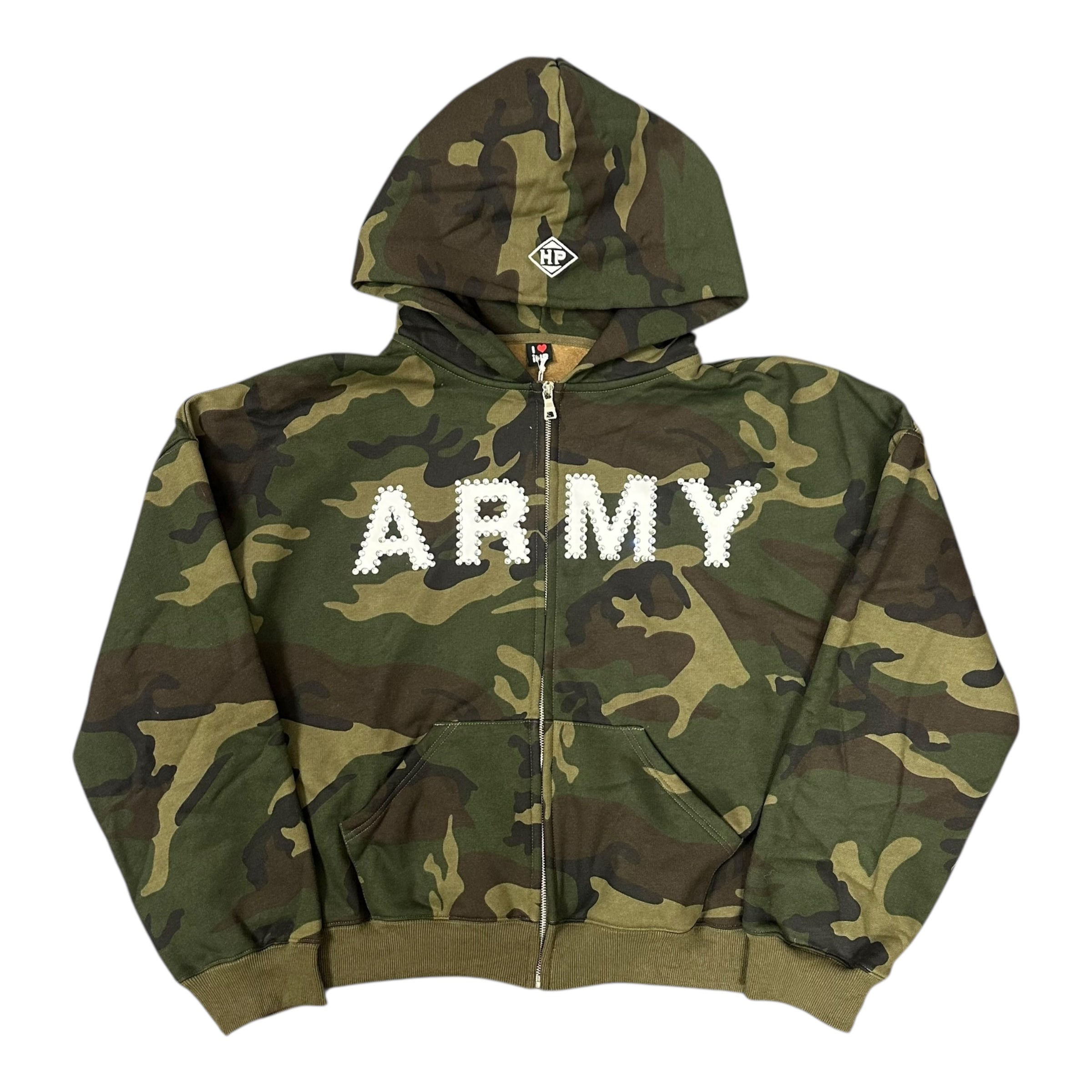 IHP Army Rhinstone Camo Jacket