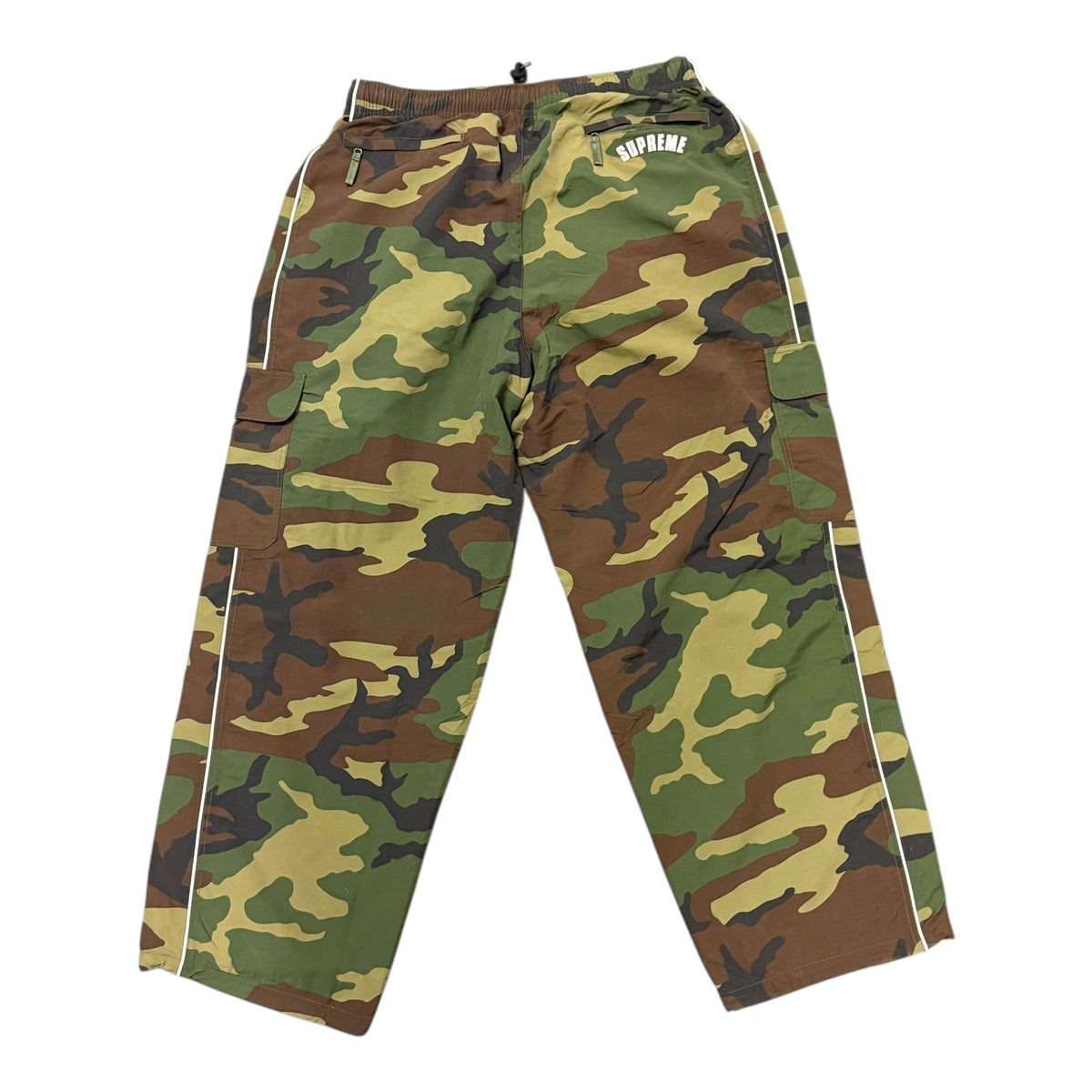 (Brand New) Supreme x Nike Nylon Cargo Pant in Woodland Camo